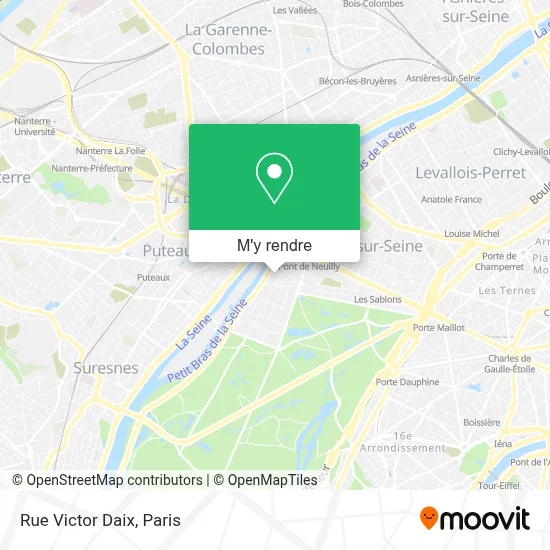 Rue Victor Daix plan