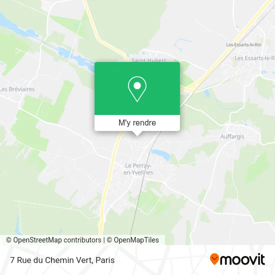 7 Rue du Chemin Vert plan