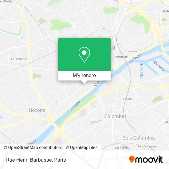 Rue Henri Barbusse plan