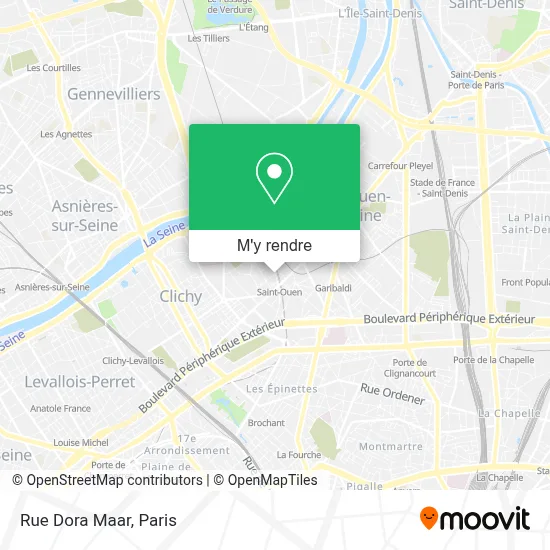 Rue Dora Maar plan