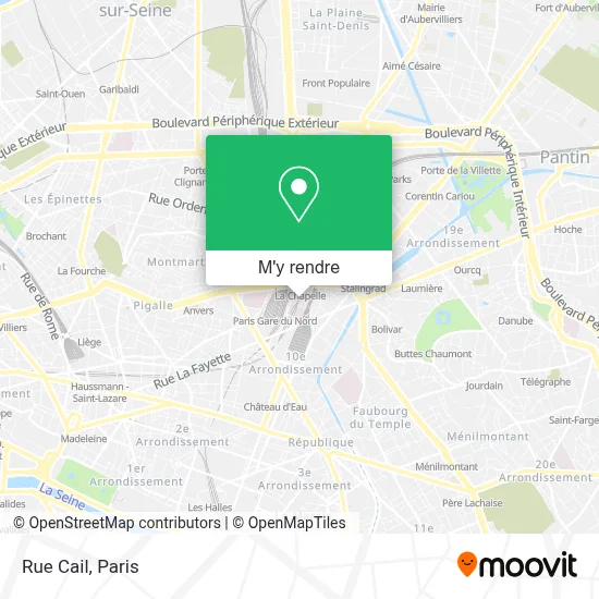 Rue Cail plan