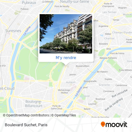 Boulevard Suchet plan