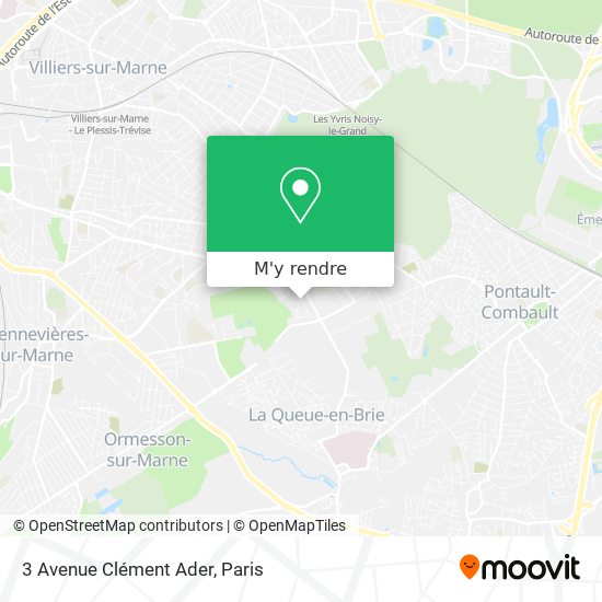 3 Avenue Clément Ader plan
