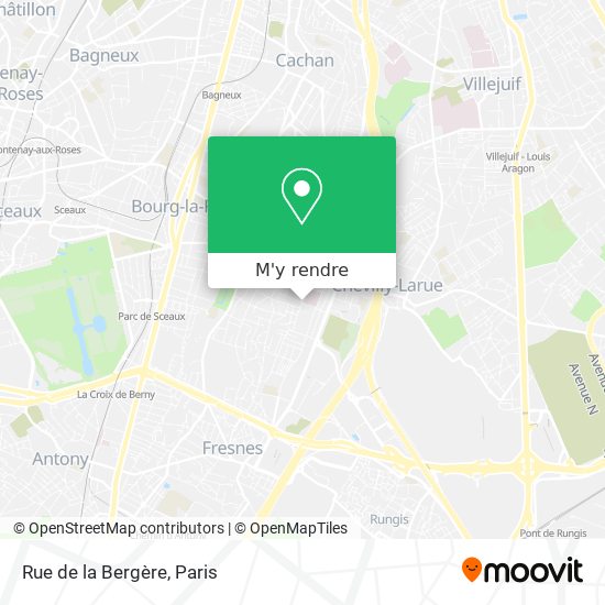 La Poste L Hay Les Roses Horaires Comment aller à Rue de la Bergère à L'Hay-Les-Roses en Bus, Métro, Tram