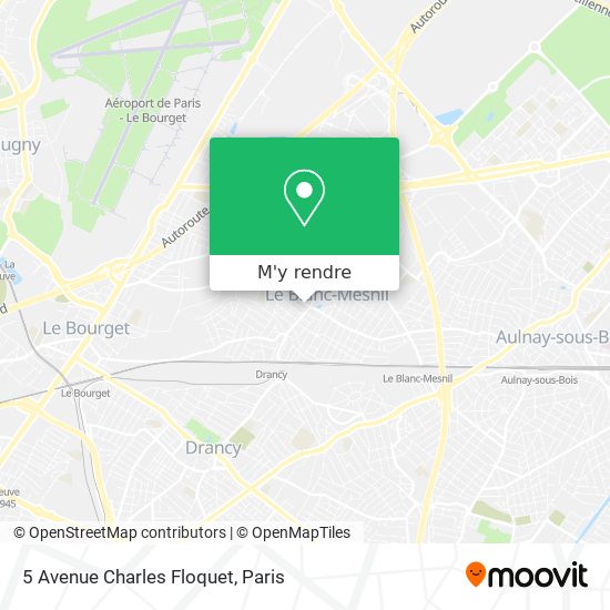 5 Avenue Charles Floquet plan