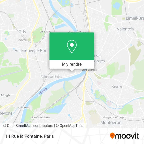 14 Rue la Fontaine plan