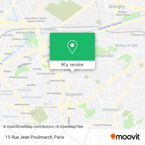 15 Rue Jean Poulmarch plan