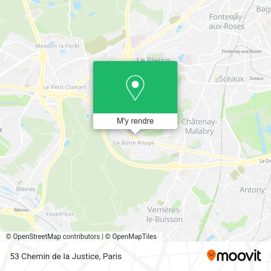 53 Chemin de la Justice plan