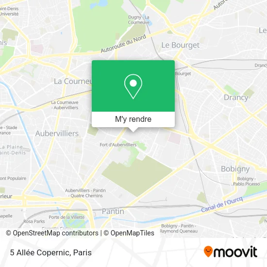 5 Allée Copernic plan