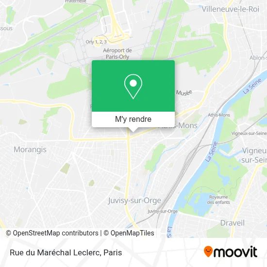 Rue du Maréchal Leclerc plan