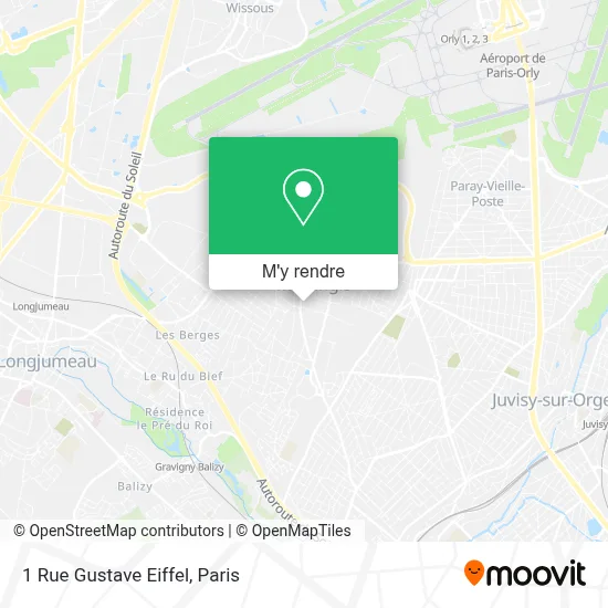1 Rue Gustave Eiffel plan