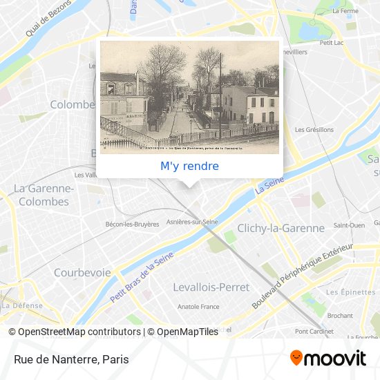 Rue de Nanterre plan