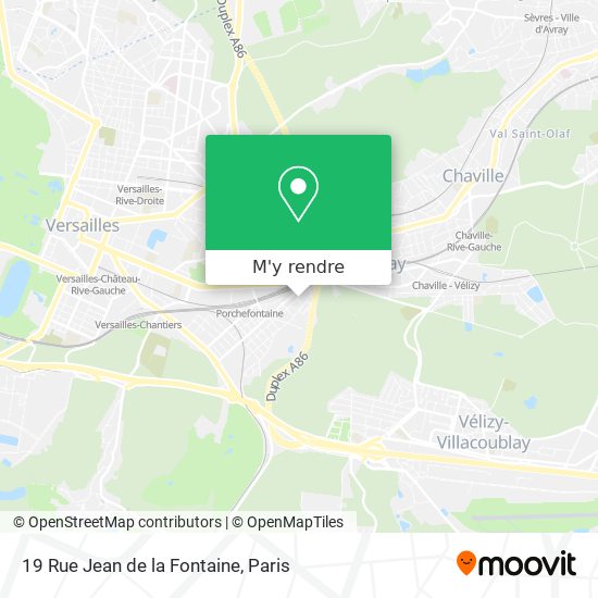 19 Rue Jean de la Fontaine plan
