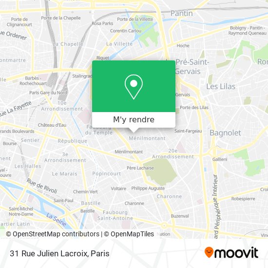 31 Rue Julien Lacroix plan