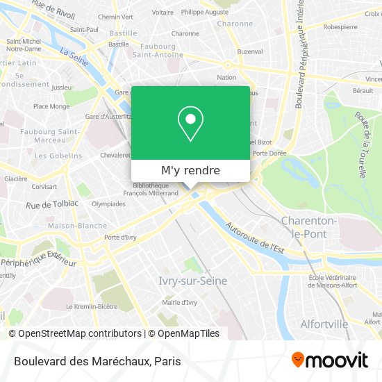 Boulevard des Maréchaux plan