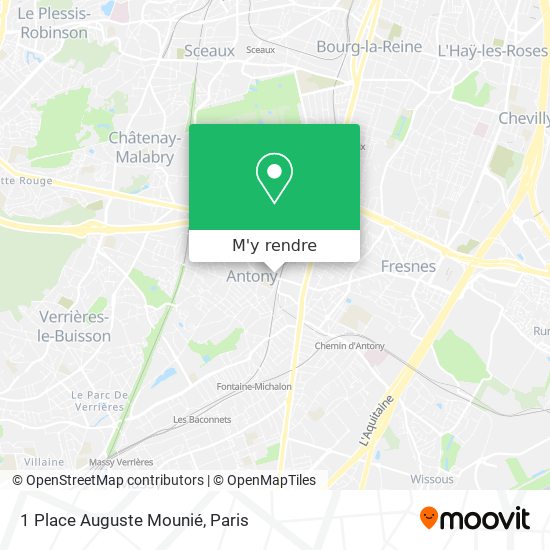 1 Place Auguste Mounié plan