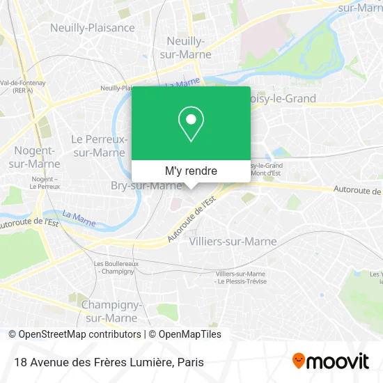18 Avenue des Frères Lumière plan