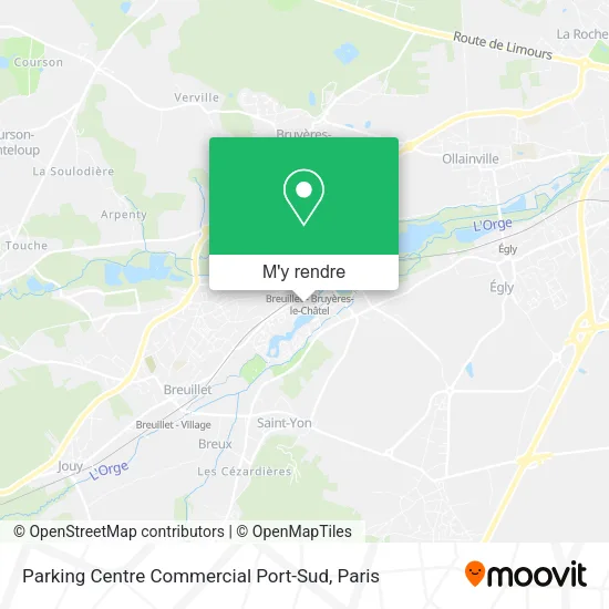 Parking Centre Commercial Port-Sud plan