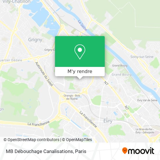 MB Débouchage Canalisations plan