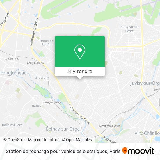 Station de recharge pour véhicules électriques plan