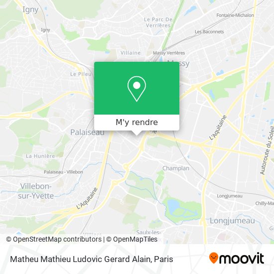 Matheu Mathieu Ludovic Gerard Alain plan