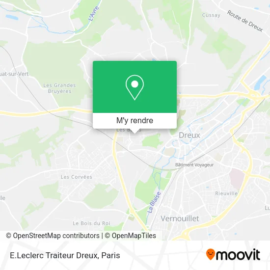 E.Leclerc Traiteur Dreux plan