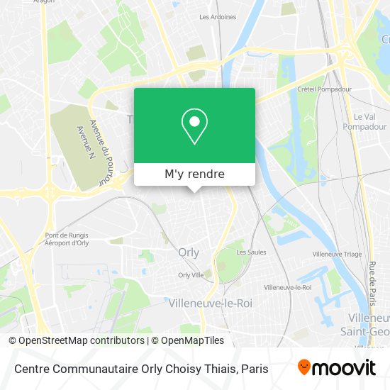 Centre Communautaire Orly Choisy Thiais plan