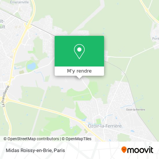 Midas Roissy-en-Brie plan