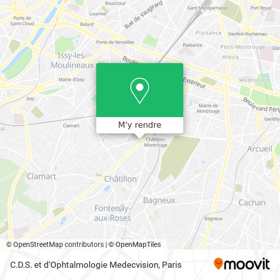 C.D.S. et d'Ophtalmologie Medecvision plan