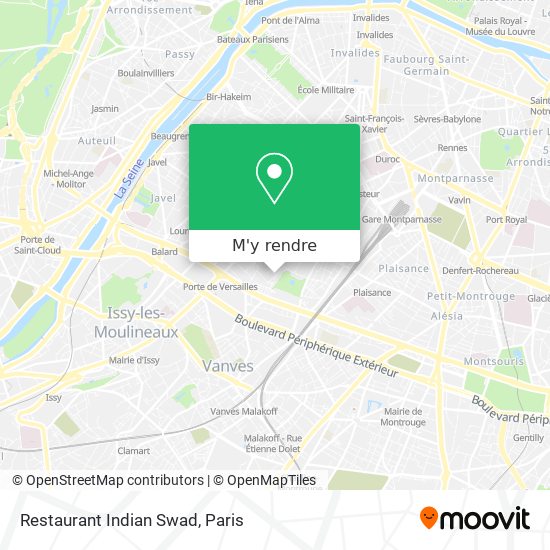 Restaurant Indian Swad plan