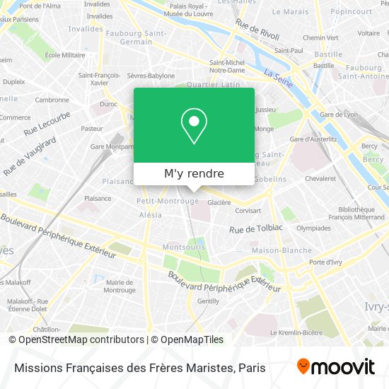 Missions Françaises des Frères Maristes plan