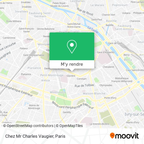 Chez Mr Charles Vaugier plan