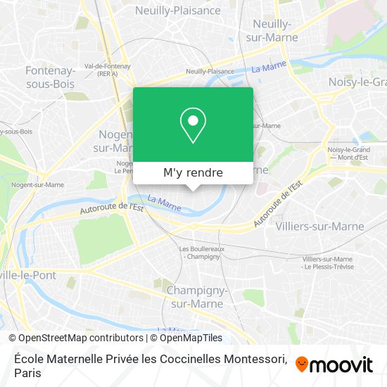 École Maternelle Privée les Coccinelles Montessori plan