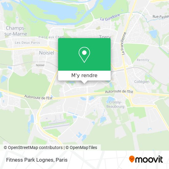 Fitness Park Lognes plan