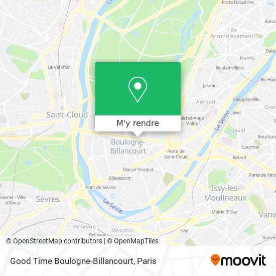 Good Time Boulogne-Billancourt plan