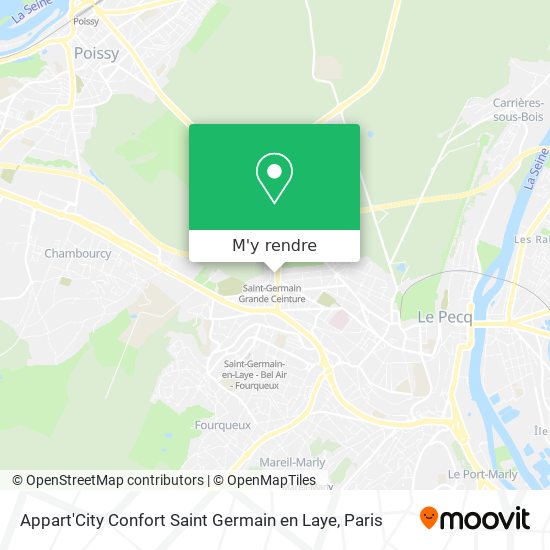 Appart'City Confort Saint Germain en Laye plan