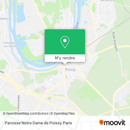 Paroisse Notre Dame de Poissy plan