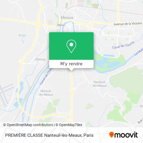 PREMIÈRE CLASSE Nanteuil-lès-Meaux plan