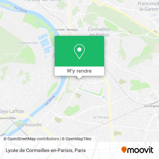 Lycée de Cormeilles-en-Parisis plan