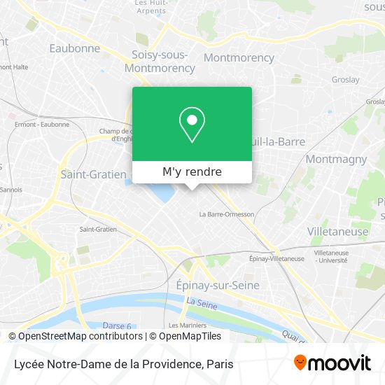 Lycée Notre-Dame de la Providence plan