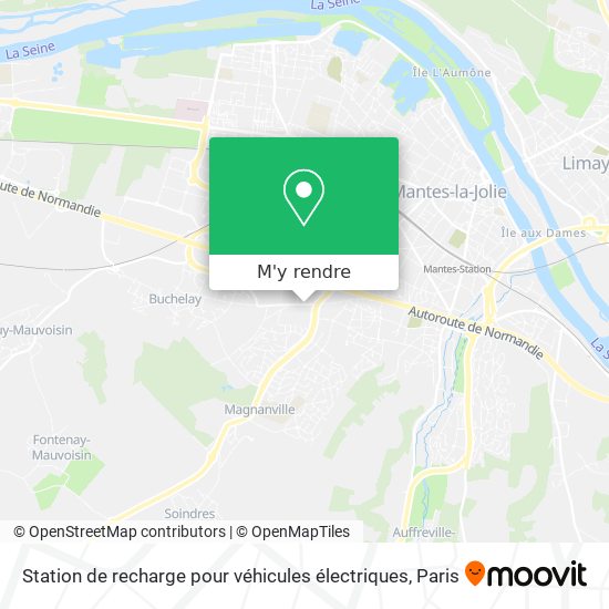 Station de recharge pour véhicules électriques plan