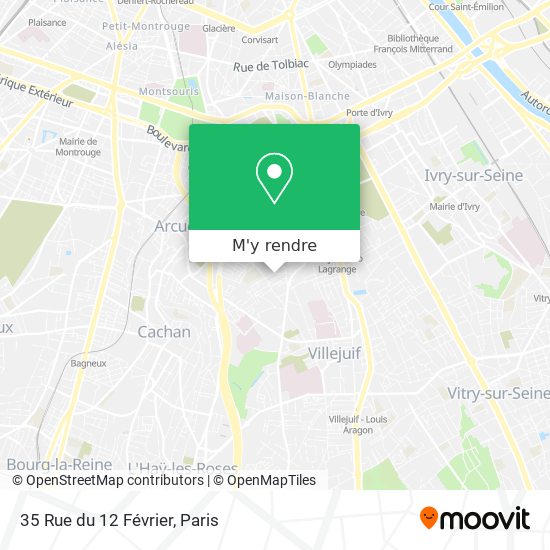 35 Rue du 12 Février plan