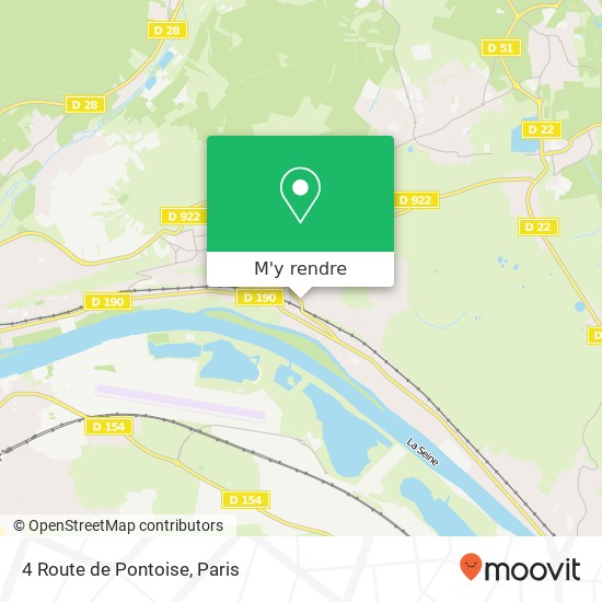 4 Route de Pontoise plan
