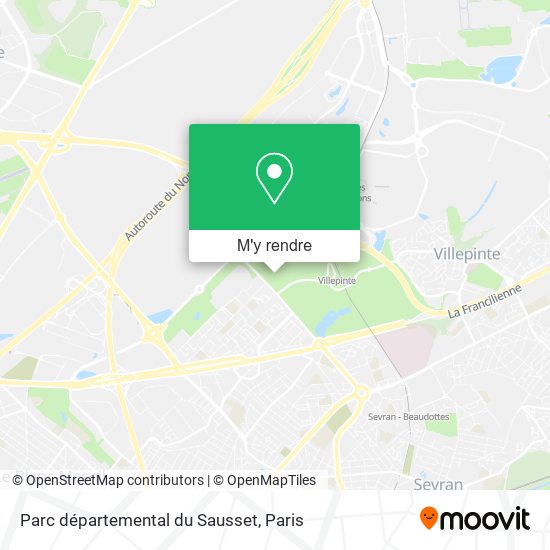 Parc départemental du Sausset plan