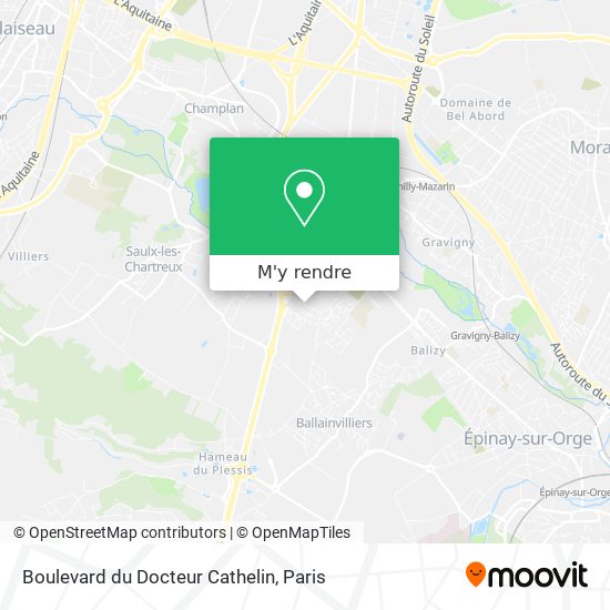 Boulevard du Docteur Cathelin plan