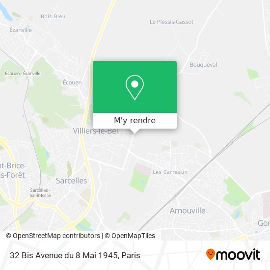 32 Bis Avenue du 8 Mai 1945 plan