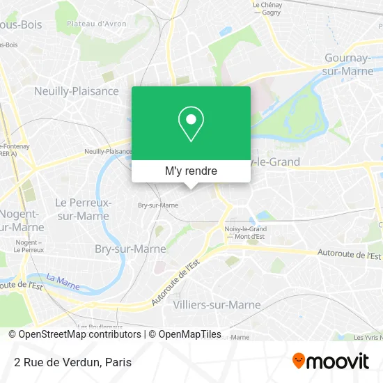 2 Rue de Verdun plan