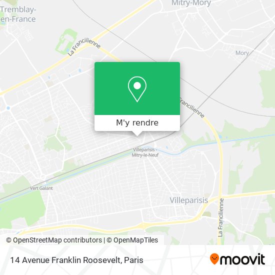 14 Avenue Franklin Roosevelt plan