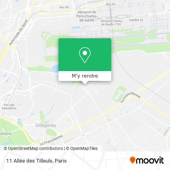 11 Allée des Tilleuls plan