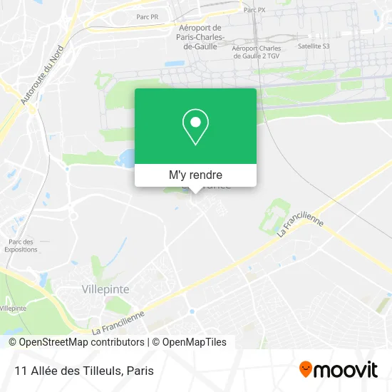 11 Allée des Tilleuls plan